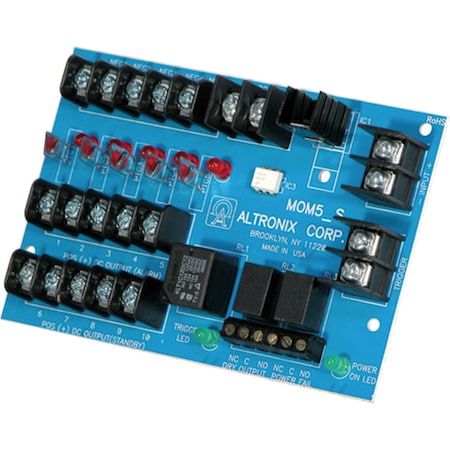 Altronix Power Dist Module, 5 Outputs PTC MOM5