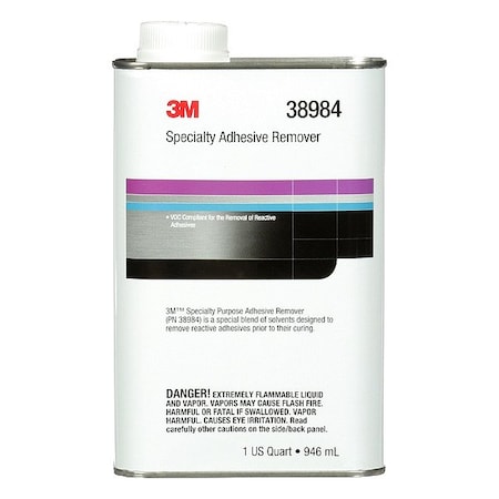 3M Adhesive Remover, 32 oz, Non-Aerosol Can, 6 PK 38984