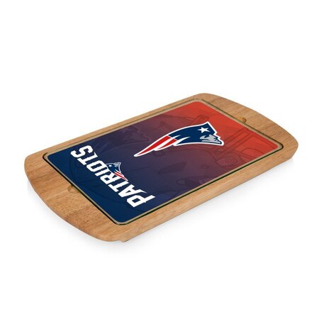 Picnic Time Family Of Brands NFL New England Patriots - Billboard Glass Top Serving Tray 911-01-505-194-2