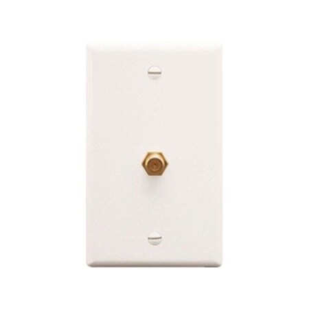 Icc F Type Wall Plate - White IC630EG0WH