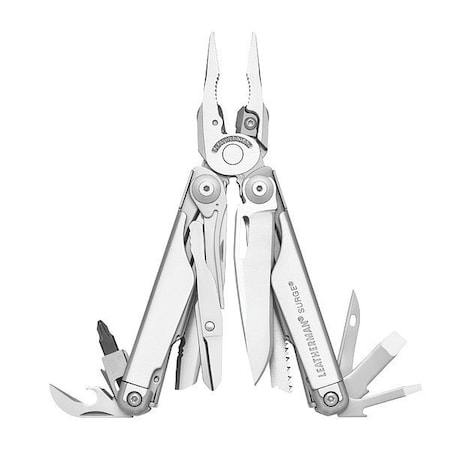 Leatherman Multi Tool Plier, 4 1/2 in L, SS 830158