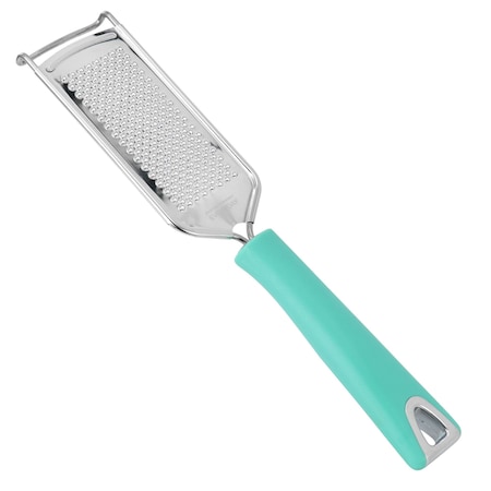Martha Stewart Everyday Stainless Steel Drexler Handheld Grater in Turquoise 137485.01