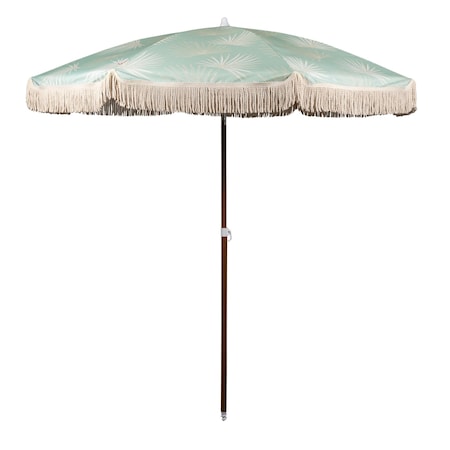 Picnic Time Family Of Brands Summerland 6.5 ft. Portable Beach Umbrella, Palm Beach 816-01-366-000-0