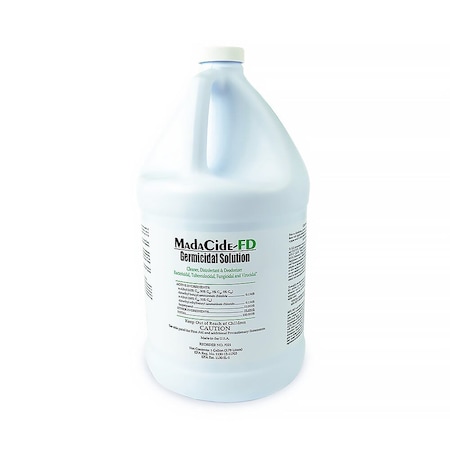 Madacide-Fd Surface Disinfectant Cleaner Alcohol Based Manual Pour Liquid 1 gal. Jug, 4PK 7021