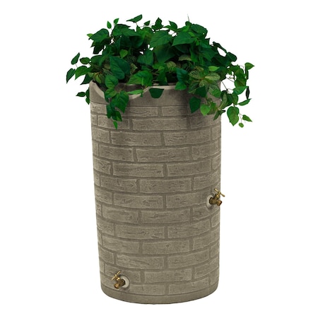 Good Ideas Impressions Downton 50 Gallon Rain Saver - Sandstone IMP-D50-SAN