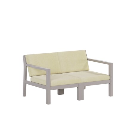 Polybird BREEZE DEEP SEAT LOVESEAT.     SAND POLYBIRD P108-SN-CACA