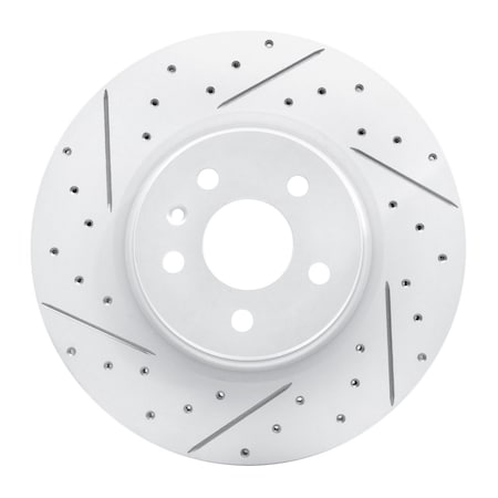 Dynamic Friction Co DFC Geoperformance Rotor - Drilled and Slotted 830-26001L