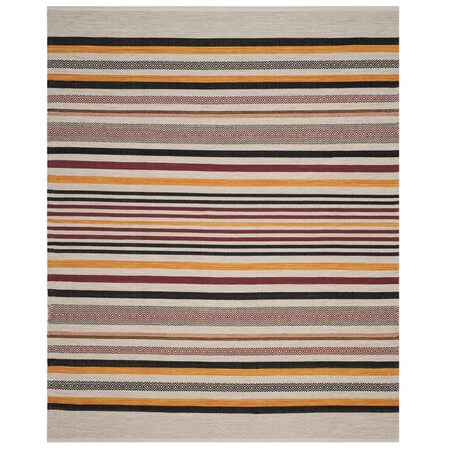 Safavieh Montauk Hand Woven Large Rectangle Area RugRed & Multicolor 8 x 10 ft. MTK211A-8