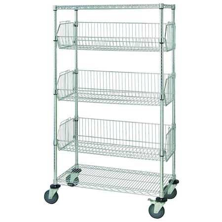 Quantum Storage Systems WIRE BASKET UNIT MOBILE M2448BC6C