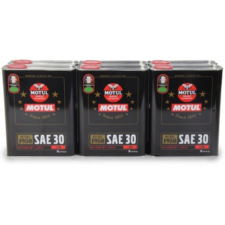 Moyul Usa 2 Litre Can 30W Classic Conventional Motor Oil - Set of 6 MTL104509-6