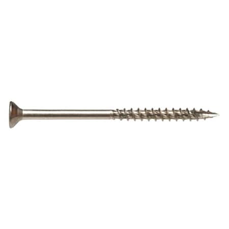 Hillman 48619 8 x 1.25 in. Stainless Steel Star Outdoor Wood Screws 196564