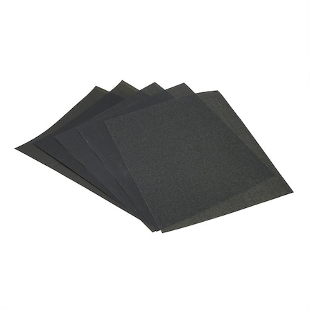 Norton Co Sanding Sheet, 9 in L, 11 in W, 440, 320, 220 Grit, Aluminum Oxide Abrasive 48110