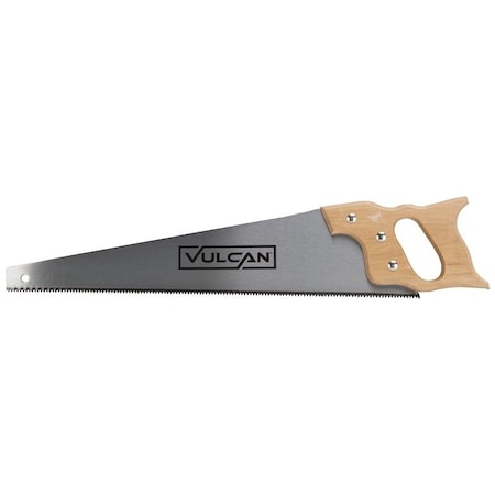 Vulcan Handsaw, 20 in L Blade, 8 TPI TPI, Steel Blade, Wood Handle, Wood Handle JLO-081