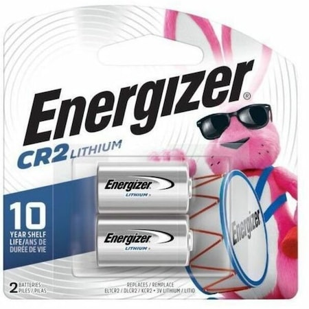 Energizer Lithium Battery, CR2 3V DC 2 PK EL1CR2BP2