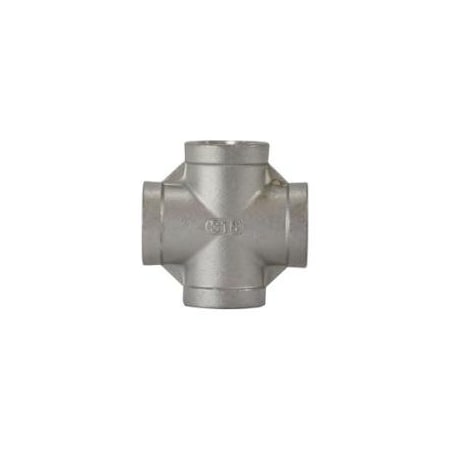 First Fitting & Fastener 1/4 PIPE CROSS BLACK 328025N0000BLK