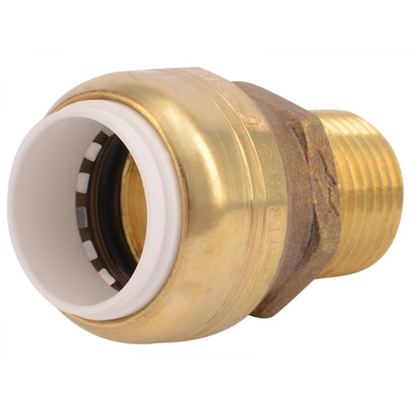 Sharkbite SharkBite Push to Connect 1/2 in. IPS X 1/2 in. D MPT Brass Adapter UIP120A