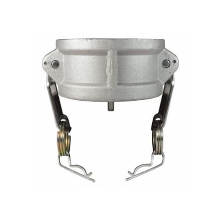 Dixon Valve Global Type DC Dust Caps, 4 in, Aluminum 238-G400-DC-AL