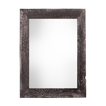 12" x 24" Black Solid Wood Hanging Picture Frame