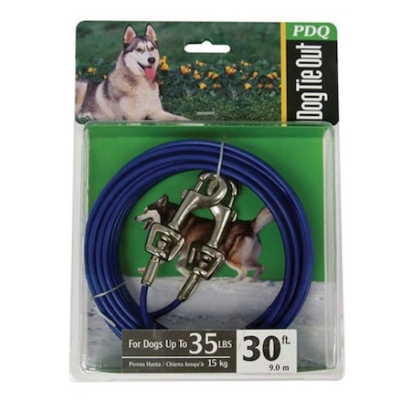 Orrville Q2330-000-99 30 ft. Tie Out Cable for Medium Dogs OR10737