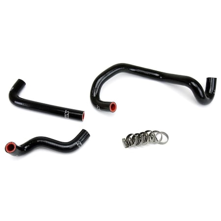 Hps Performance High Temp Reinforced Silicone Heater Coolant Hose Kit, Black,  57-1421-BLK