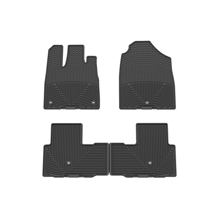 Weathertech Black, Front and Rear All Weather Floor Mats W664-W665