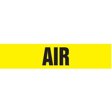 Accuform FRENCH PIPE MARKER AIR LANGUAGE CRPK119STB