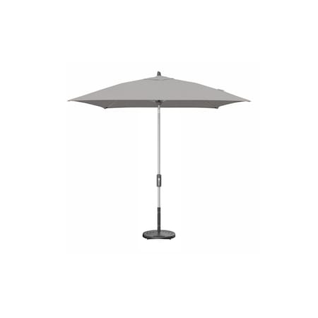 Treasure Garden 7.5 ft Square Patio Umbella, aluminum, fiberglass ribs, outdoor, Cast Silver UM847SQ-SS 40433 Cast Silver