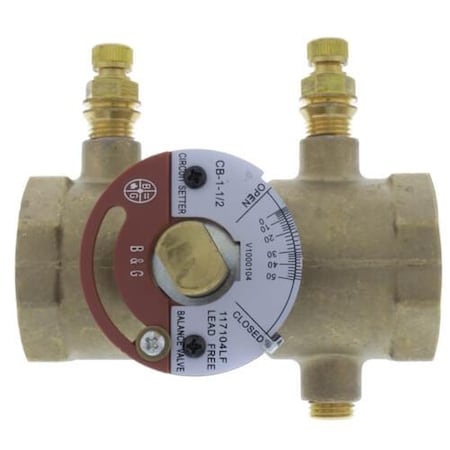 Bell & Gossett Circuit Setter Plus CB 1-1/2 in. NPT Lead Free Balancing Valve 117104LF