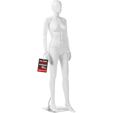 Topmaster Female Mannequin, 360 Deg Design, Adjustable Posture, Turnable Head, Flexible Limbs TPMANQFEM