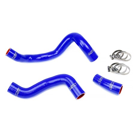 Hps Performance High Temp Reinforced Silicone Radiator Coolant Hose Kit, Blue, 57-1886-BLUE