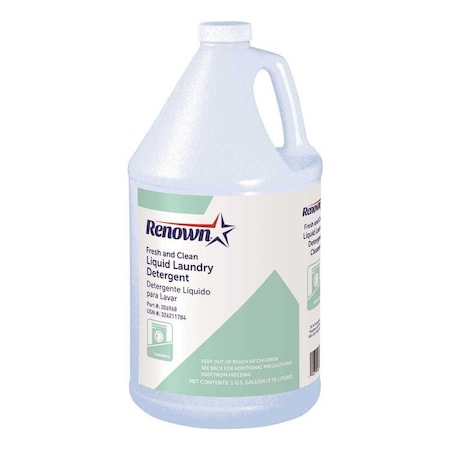 Renown Fresh and Clean Liquid Laundry Detergent 512 Loads 1 Gal., 4PK HD1784-41HDSP