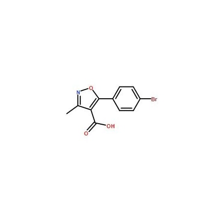 Ak Scientific 5-(4-Bromophenyl)-3-methylisoxazole-4-carboxylic acid (250mg), CAS 91182-60-4 Y6488-250mg