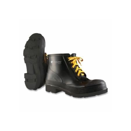 Onguard Monarch Steel Toe Ankle Boots, Lace-Up, Men's 7, Polyester/PVC, Black 868-8660400.07