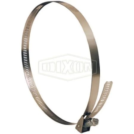 Dixon LS Series Quick Release Worm Gear Clamp, 2 to 5 in Clamp, SS Band, Carbon Steel Bolt, Domestic LS72