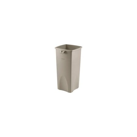 Rubbermaid Commercial Untouchable Square Container, 23 gal Capacity, Square, Durable, Crack Resistant, 32.9in Height, 3PK 356988BG