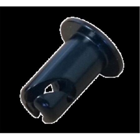 Powerhouse 0.50 in. Long Black Aluminum Oval Head Button, 50PK PO1644021