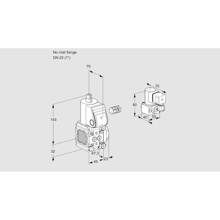 Honeywell Kromschroder VAS1-/25R/NW KS88031823
