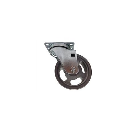 Casterhq 4 Inch Vintage Steel Swivel HQ1345S-PL1-SS