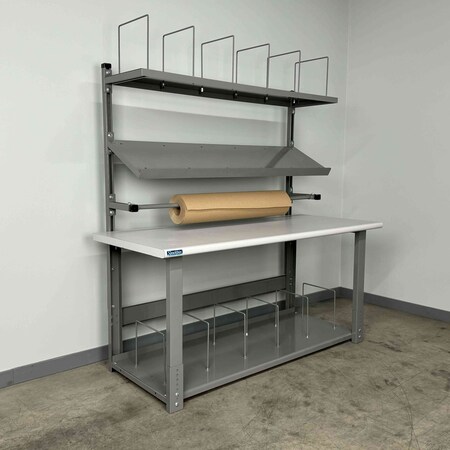 Stackbin Packing Work Bench, 72" W, 1000 lb. 4-6XPACK-4C-BL