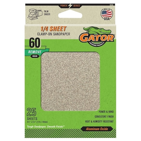 Gator PAPER SAND 1/4 60GRT 4.5X5.5IN 5133