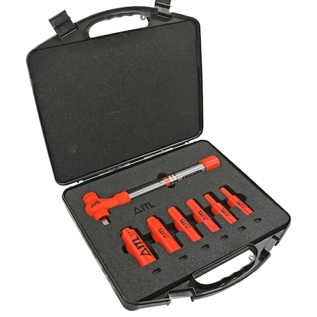 Itl 1000V Insulated 1/2-inch Drive Torque Wrench Set, 7-Piece 00025
