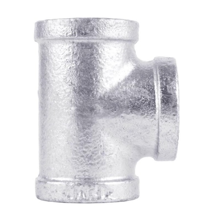 Stz Industries 4 in. FIP each X 4 in. D FIP 4 in. D FIP Galvanized Malleable Iron Tee 351T-4