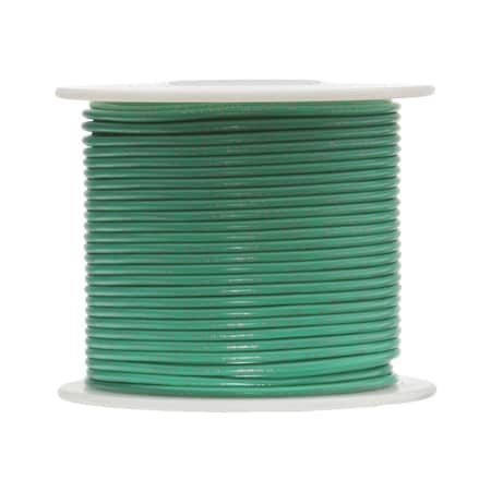 Remington Industries 26 AWG Gauge UL1061 Stranded Hook Up Wire, 300V, 0039 Diameter, Green, 100 ft Length 26UL1061STRGRE100