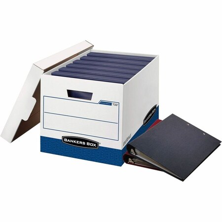 Fellowes Mfg. Co. FEL0073301 File Storage- Ltr-Lgl- 12-.25 in x18-.50 in x12 in - 12-CT- White-Blue 73301