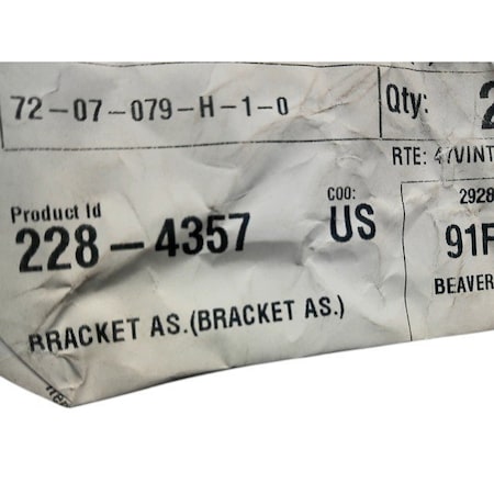 Caterpillar BRACKET AS., CATERPILLAR OEM 2284357 2284357