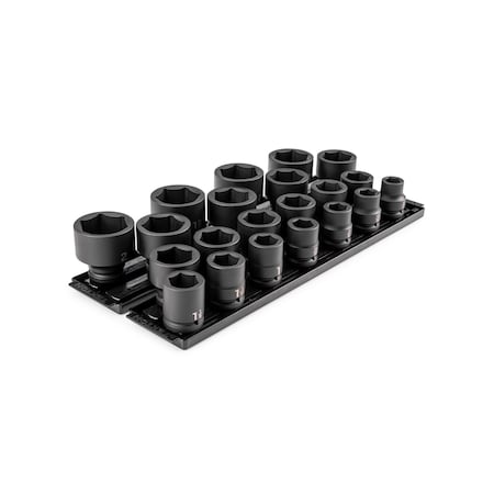 Tekton 3/4 in Drive Impact Socket Set, SAE, 21 pcs SID93101
