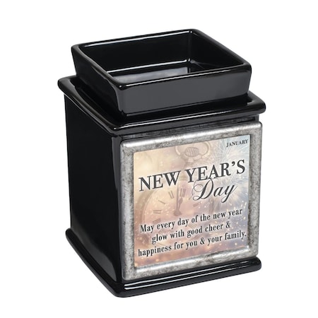 Dicksons Holidays of the Month Interchangeable Fragrance Wax or Essential Oil Warmers - Black IWH6BK