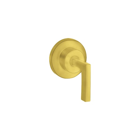 Axor Citterio Volume Control Trim with Lever Handle in Brushed Gold Optic 39961251