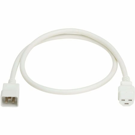 Eaton Power Cord, 3 ft, White, 20 A P035-003-AWH