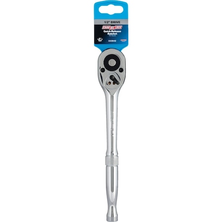 Channellock 1/2'' Drive 72-Tooth Quick Release Ratchet 333042